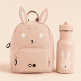 Trixie Baby® Backpack MINI set and bottle 350ml Mrs. Rabbit