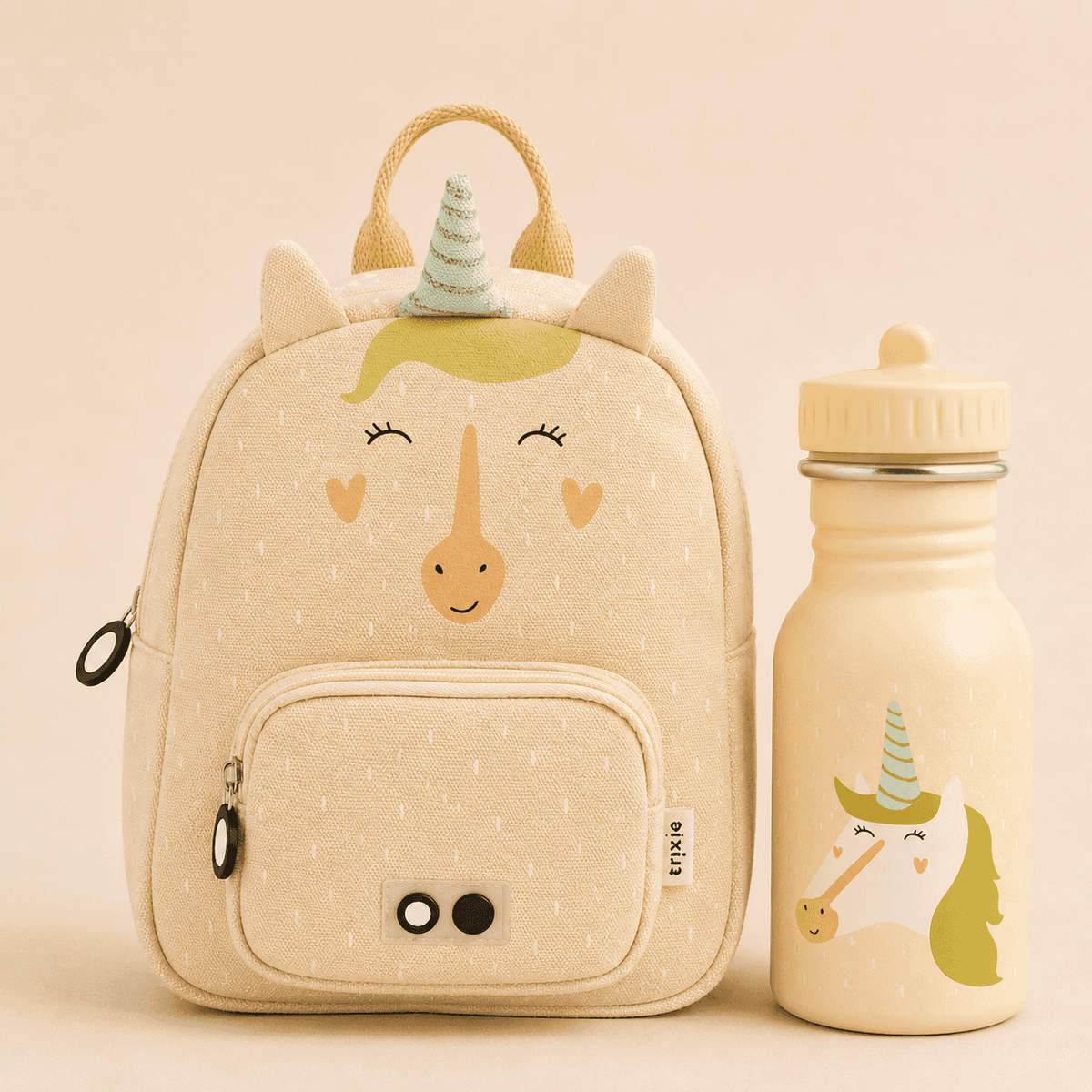 Trixie Baby® Set nahrbtnik MINI in steklenička 350ml Mrs. Unicorn Trixie Baby