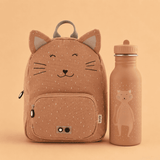 Trixie Baby® Set Backpack and Bottle 500ml Mrs. Cat