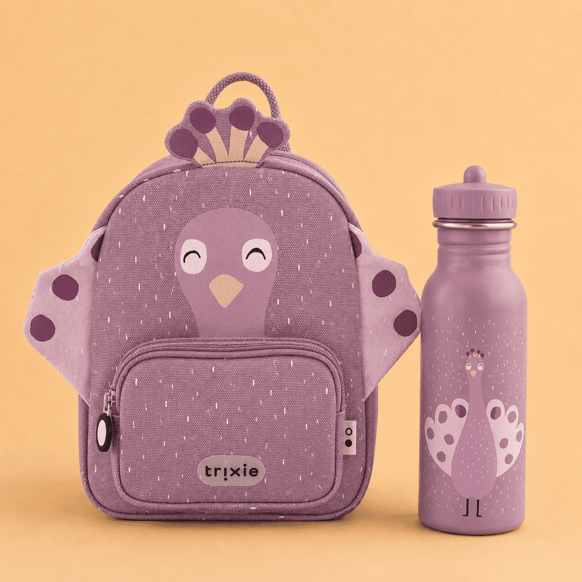 Trixie Baby® Set nahrbtnik in steklenička 500ml Mrs. Peacock Trixie Baby