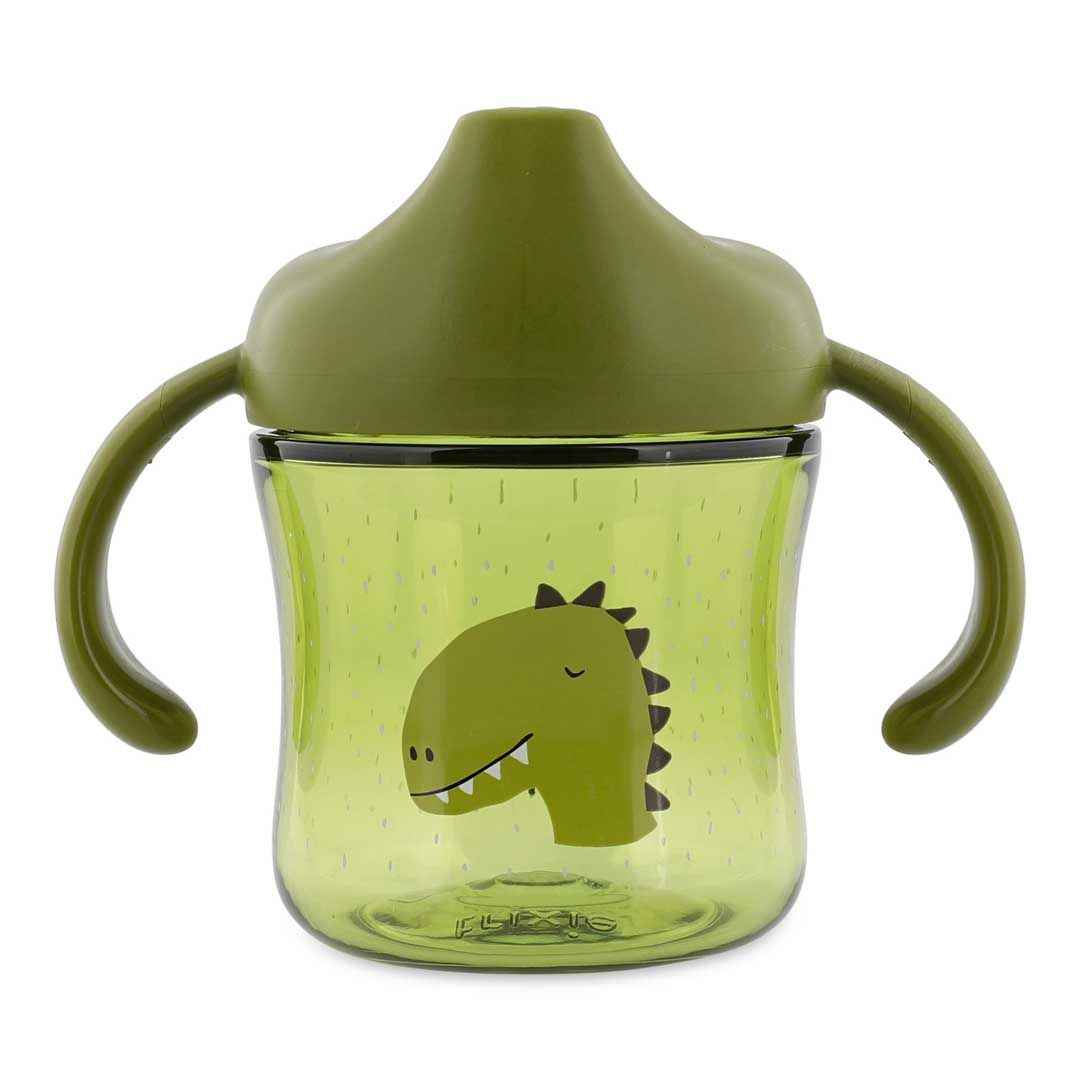 Trixie Baby® Skodelica za učenje pitja iz tritana Mr. Dino 200ml Trixie Baby