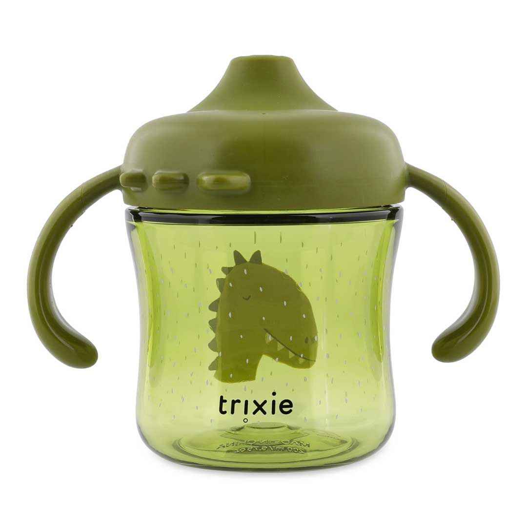 Trixie Baby® Skodelica za učenje pitja iz tritana Mr. Dino 200ml Trixie Baby