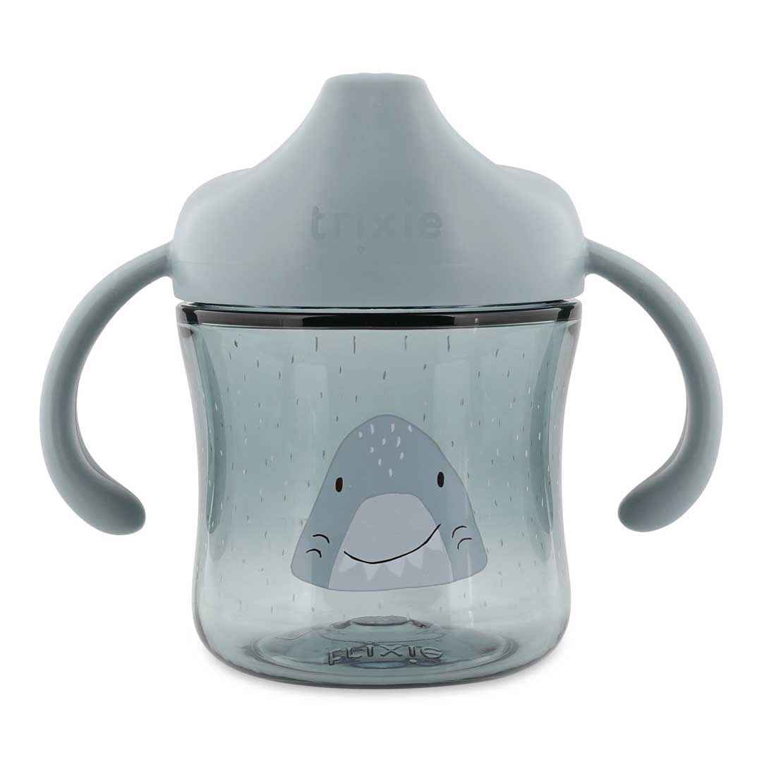 Trixie Baby® Skodelica za učenje pitja iz tritana Mr. Shark 200ml Trixie Baby