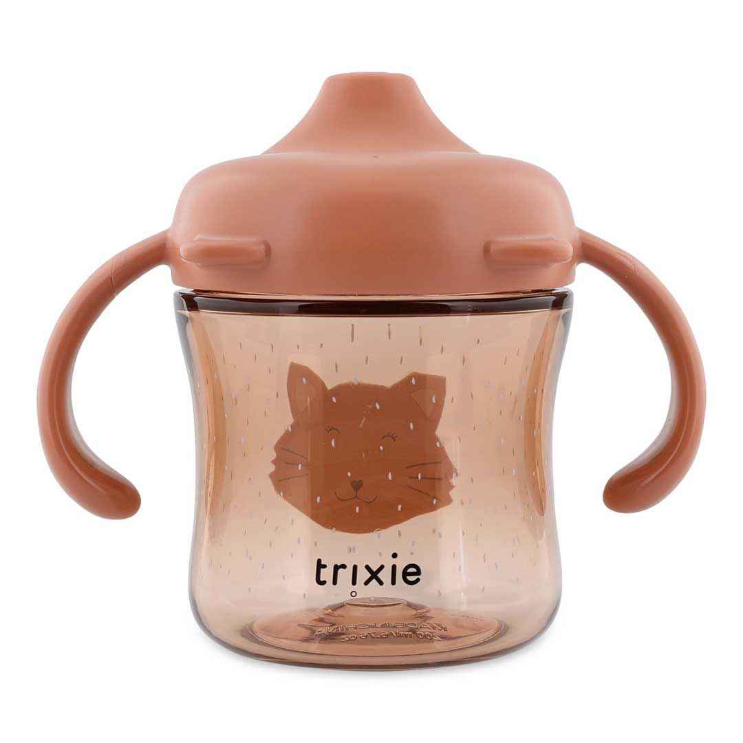 Trixie Baby® Skodelica za učenje pitja iz tritana Mrs. Cat 200ml Trixie Baby