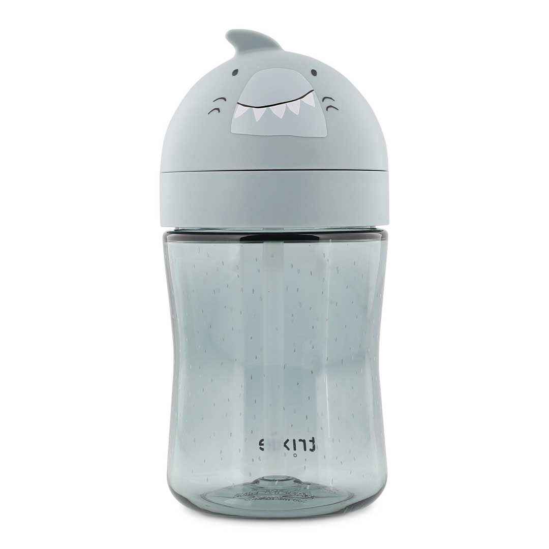 Trixie Baby® Steklenička s slamico iz tritana Mr. Shark 300 ml Trixie Baby