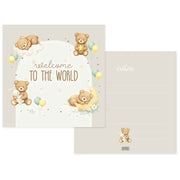 Evitas™ Voščilnica s kuverto ob rojstvu EN Welcome to the World Evitas