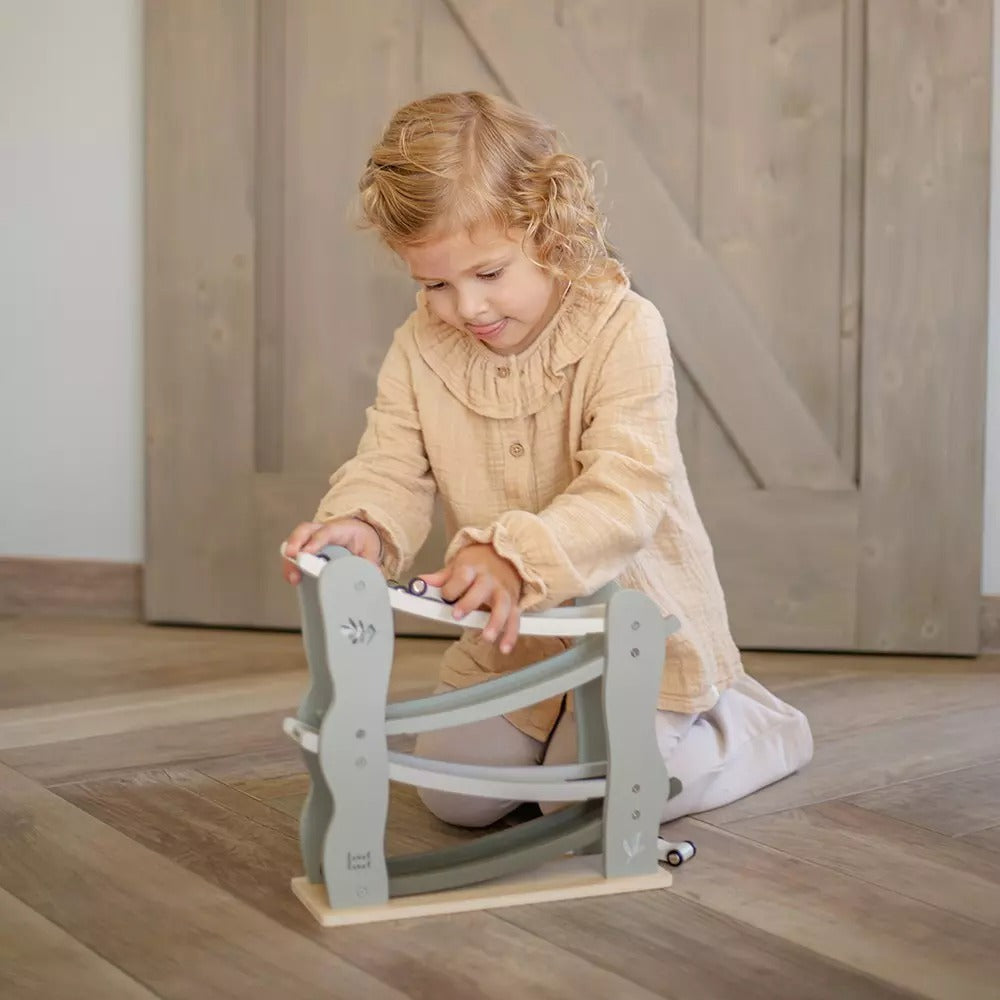 Label Label® Lesena dirkalna steza Car Slider Olive Green Label Label