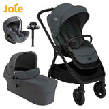Joie® Dětský kočárek 4v1 Finiti™ + i-Level™ Pro Signature Ebony + IsoFix základna Encore