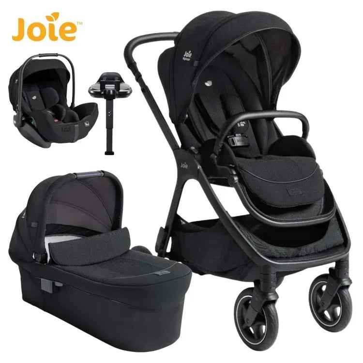 Joie® Otroški voziček 4v1 Finiti™ + i-Level™ Pro Signature Eclipse + IsoFix baza Encore Joie