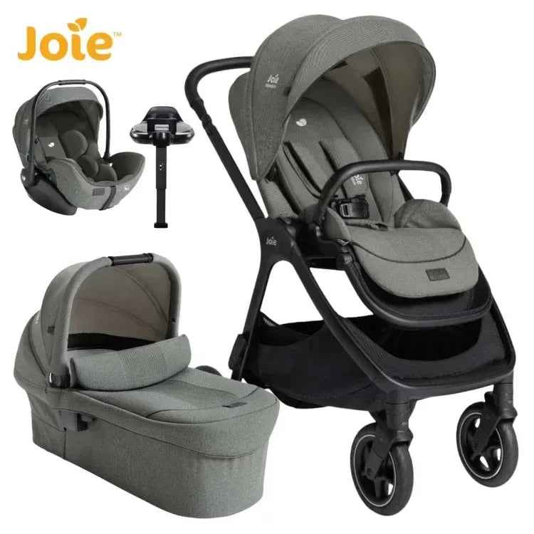 Joie® Otroški voziček 4v1 Finiti™ + i-Level™ Pro Signature Evergreen + IsoFix baza Encore Joie