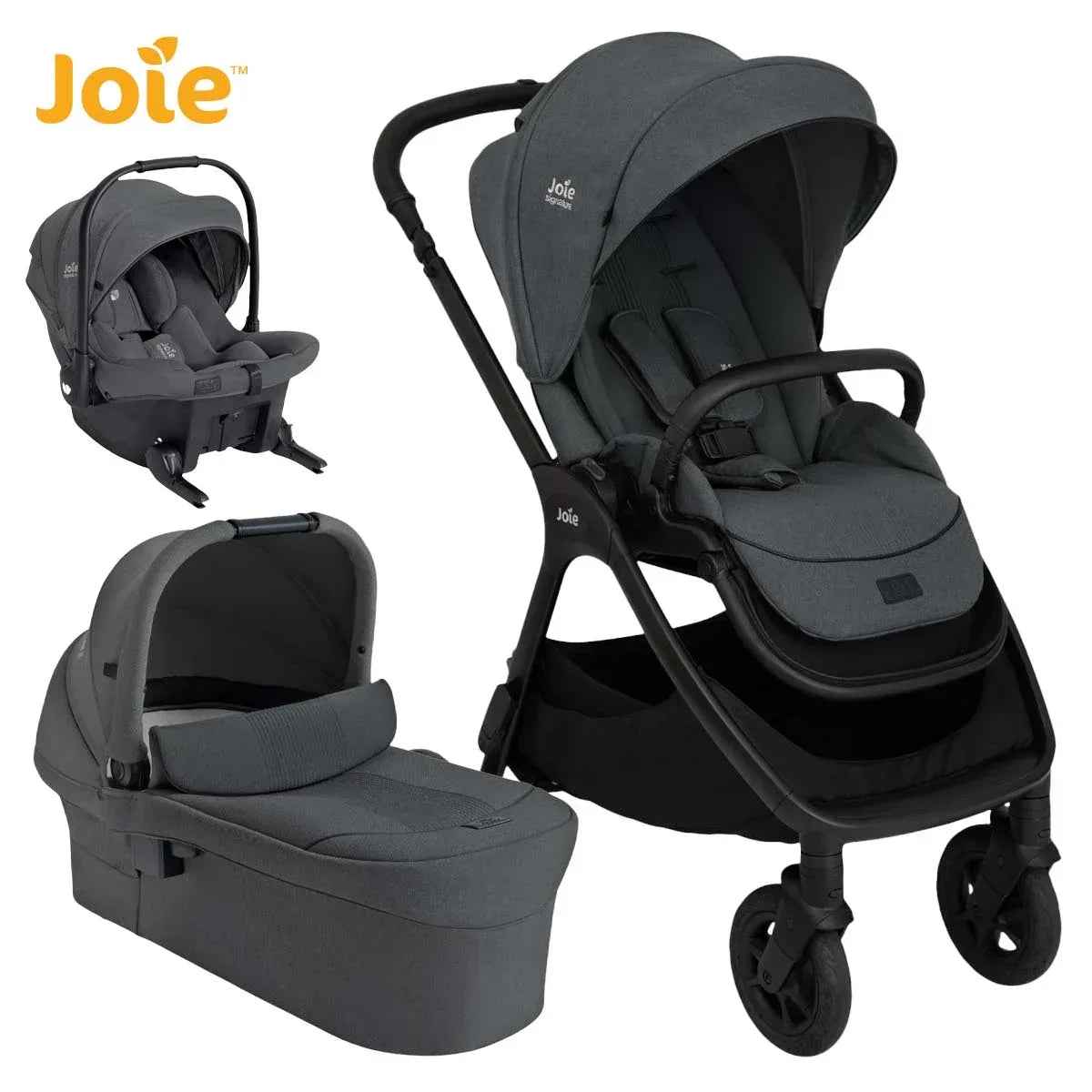 Joie® Otroški voziček 3v1 Finiti™ + Sprint™ Signature Ebony Joie