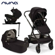 Nuna® Otroški voziček 4v1 Demi™ Next z rolko + Pipa™ Next Caviar + Isofix baza Next Nuna