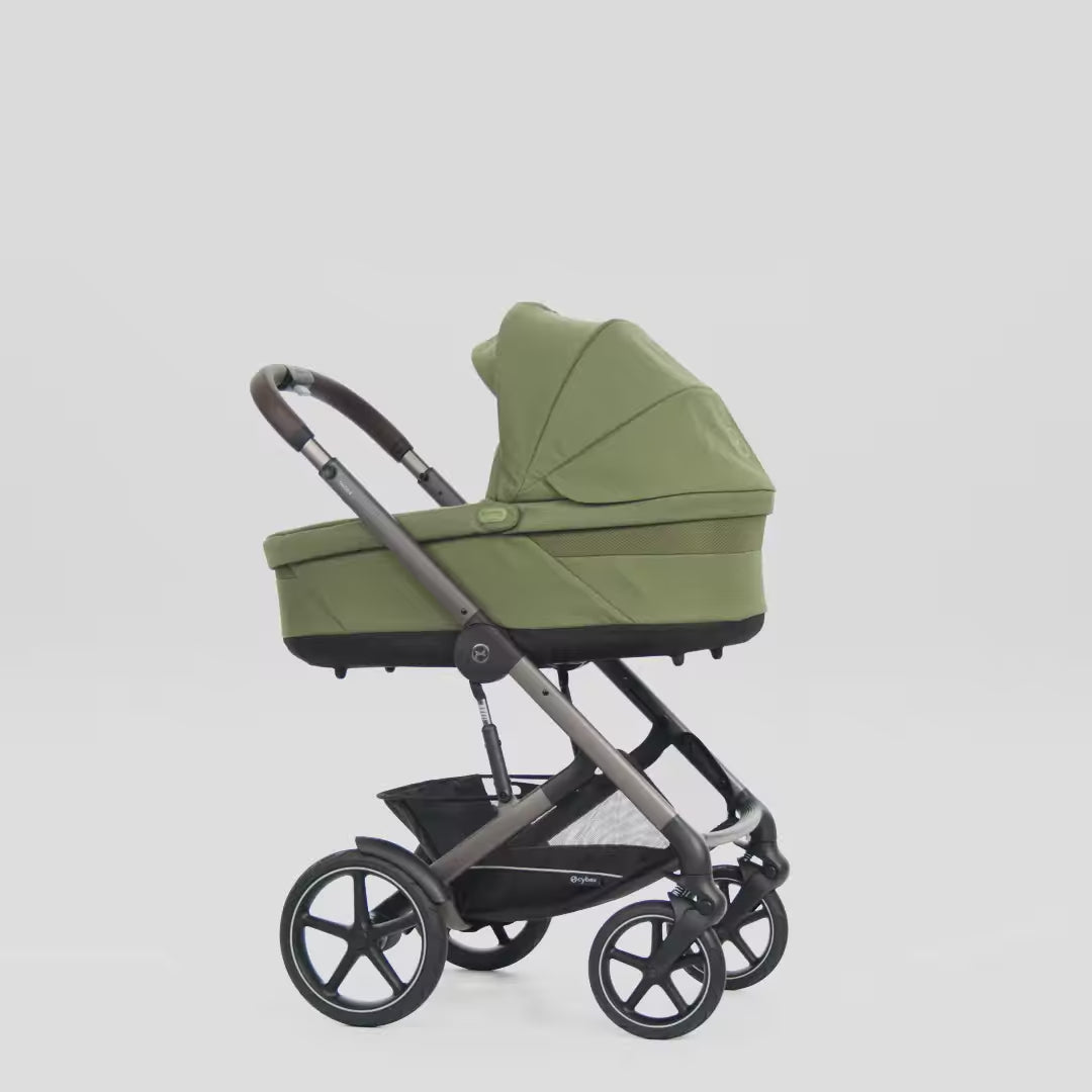 Video laden: Cybex® Kinderwagen Talos S LUX (0-22 kg) Stormy Blue (Taupe Frame)