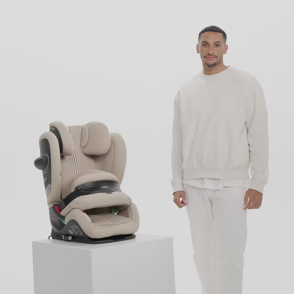 Načíst video: Cybex® Dětská autosedačka Pallas G3 i-Size (76-150cm) PLUS Stone Grey