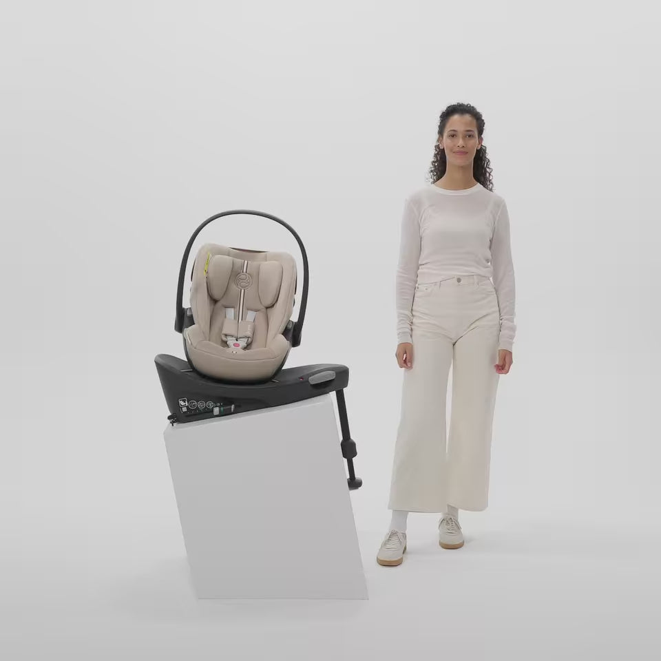 Load video: Cybex® Car Seat Cloud G3 i-Size (40-87cm) PLUS Stormy Blue