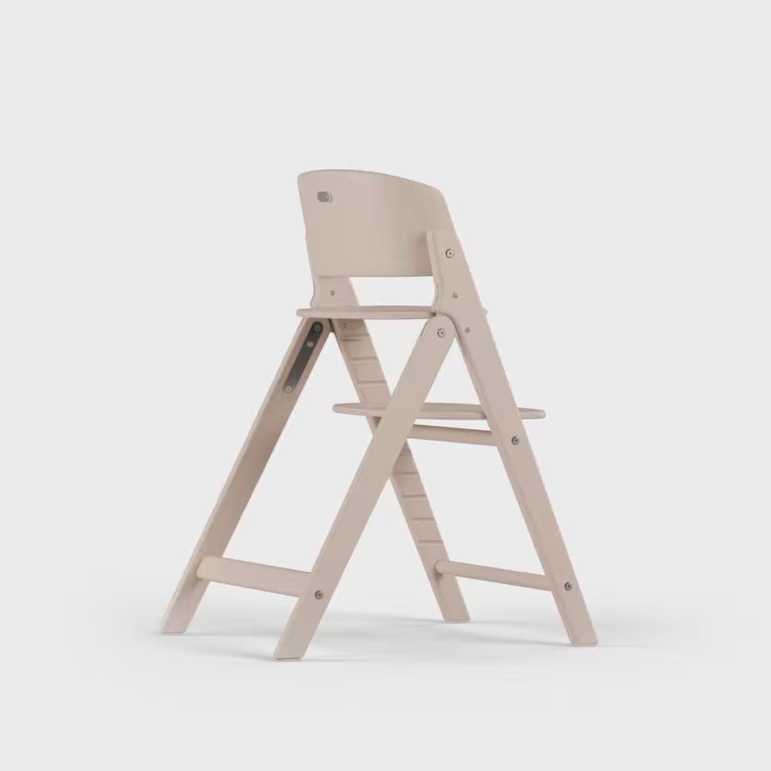 Load video: Cybex® High Chair Click &amp; Fold White
