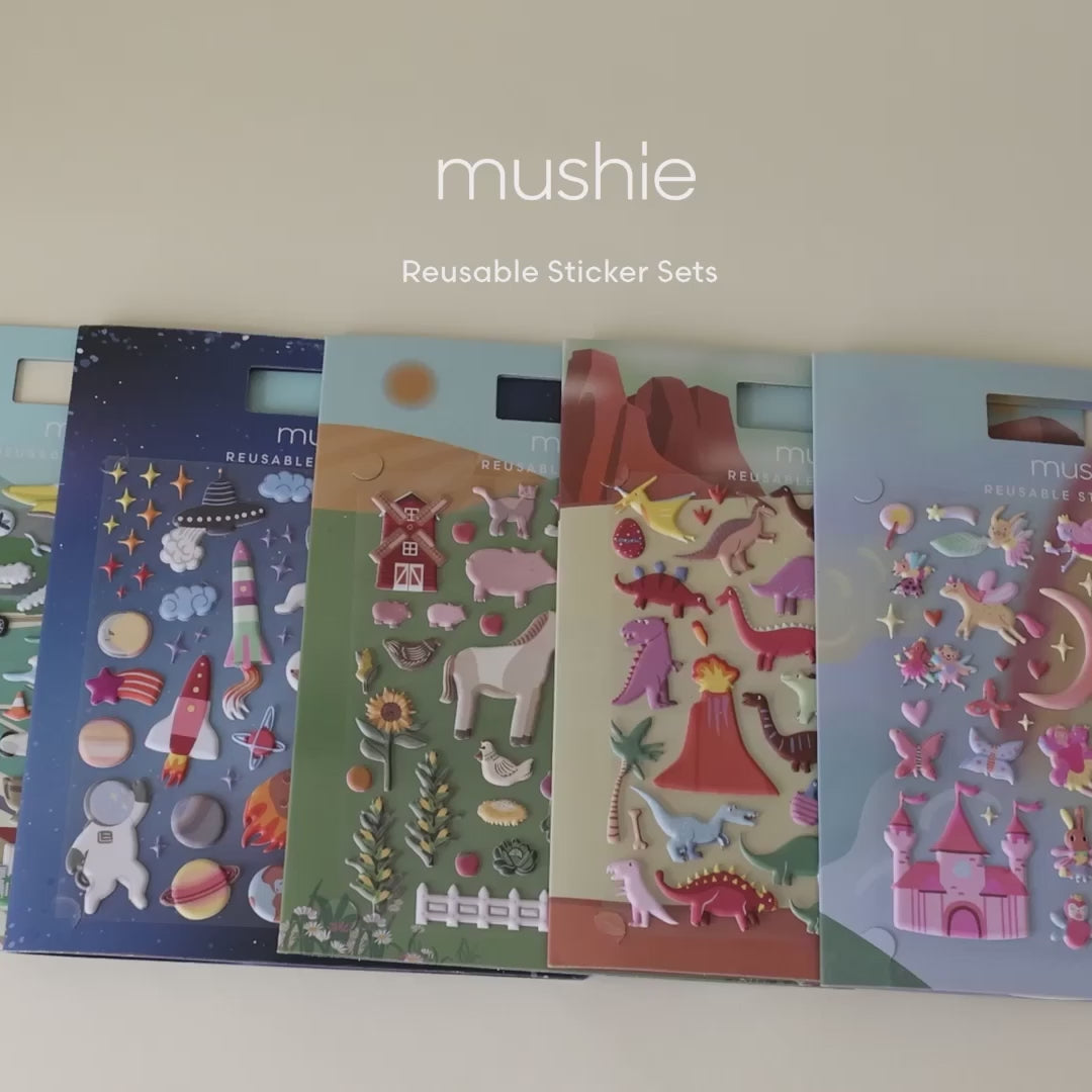 Načíst video: Mushie® Znovupoužitelné samolepky Fairies